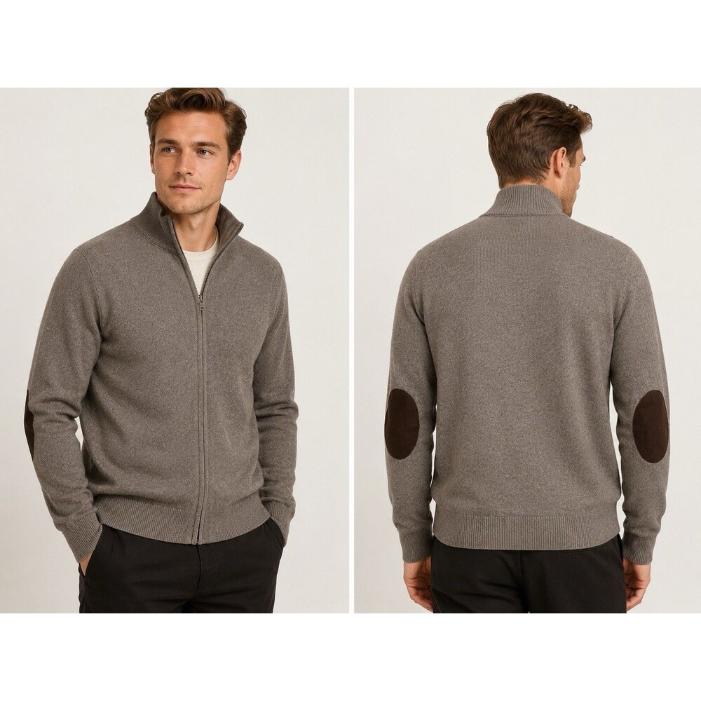Banana Republic Men's Cotton Cashmere Pullover Quarterzip Size XL